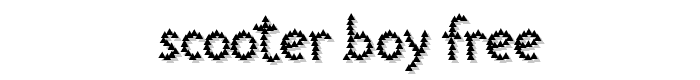 Scooter Boy Free font